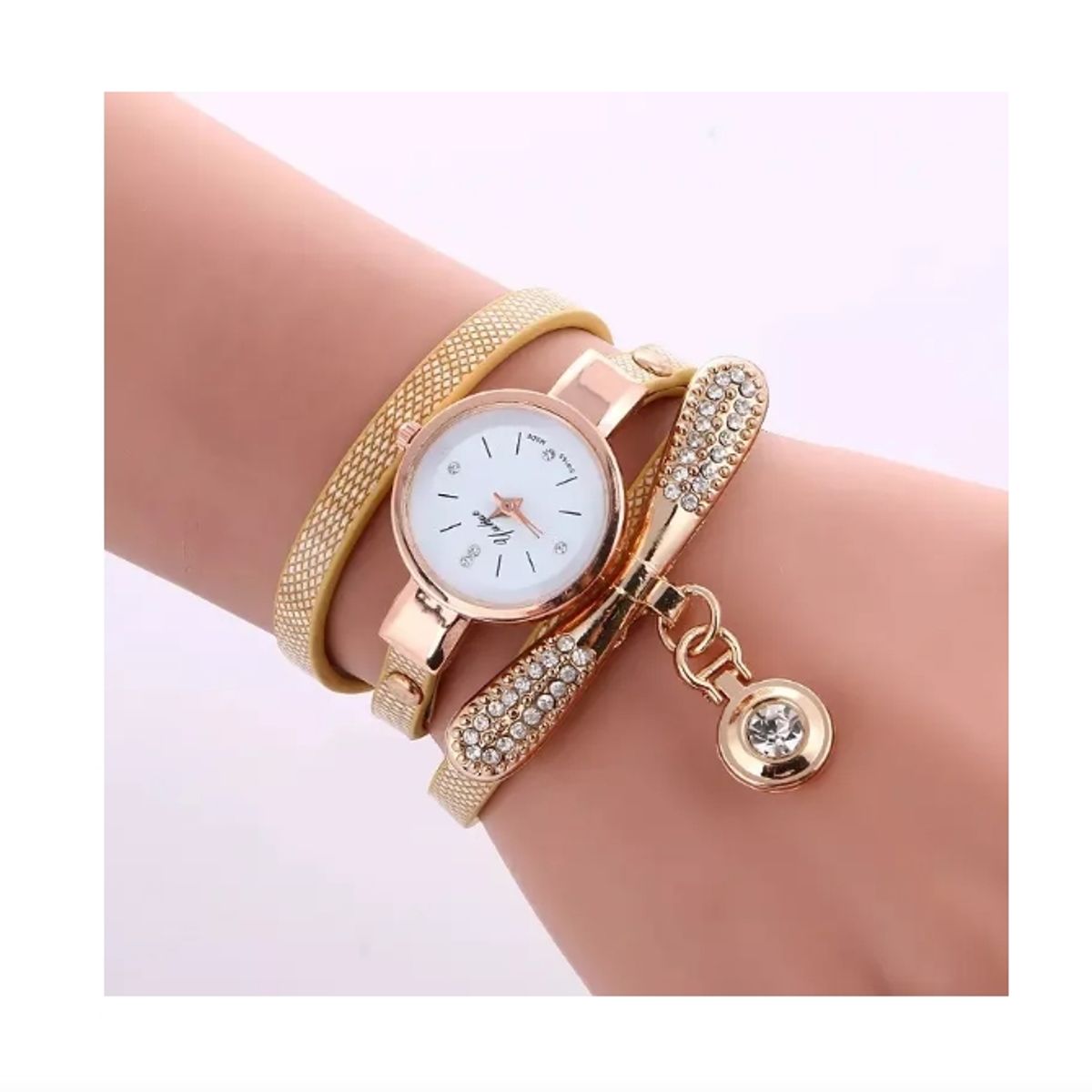 GENERICO - Reloj De Lujo Personalizado Para Mujeres Con Incrustaciones