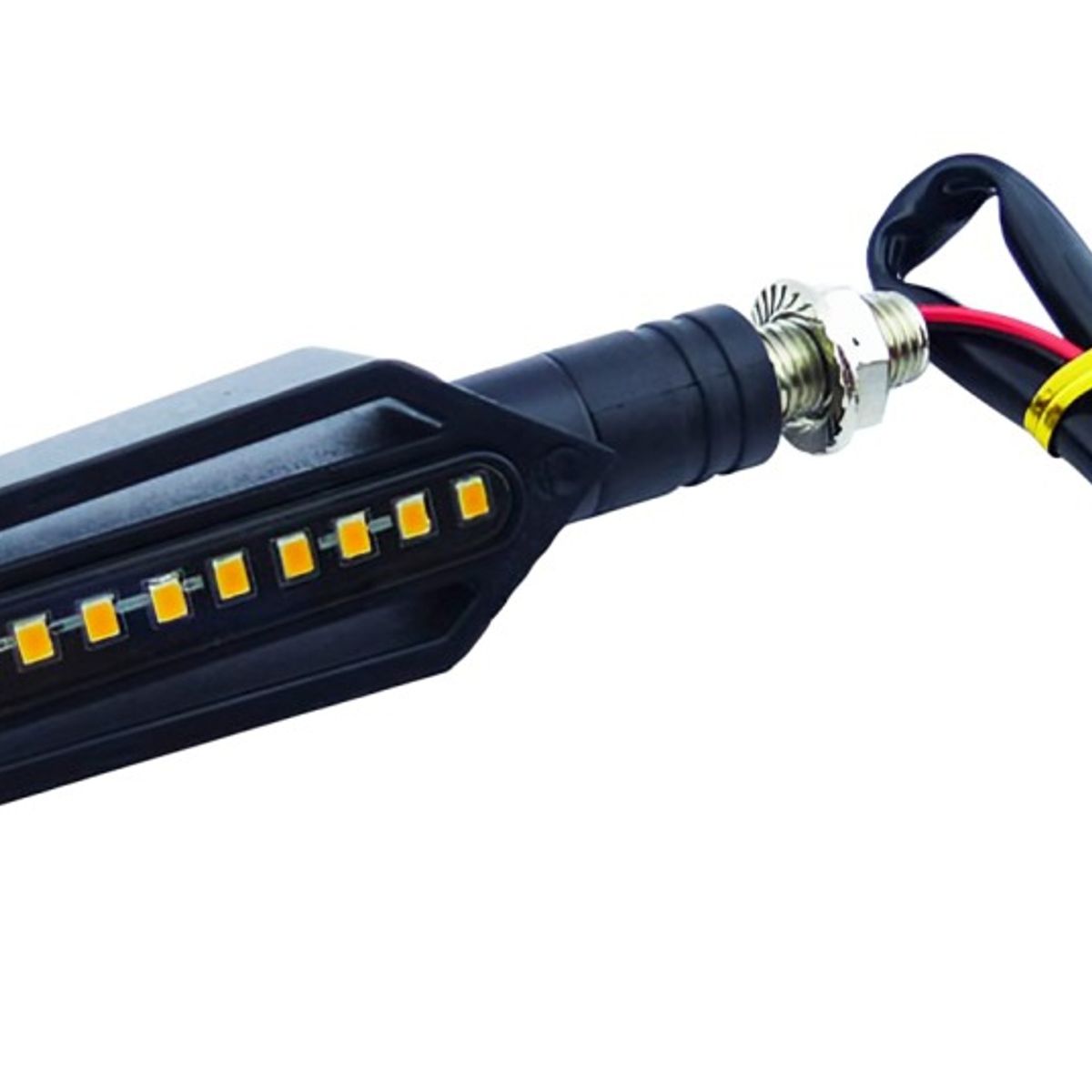 OEM - LUZ INTERMITENTE PARA MOTO 12 LED AMBAR SET X 2 PCS