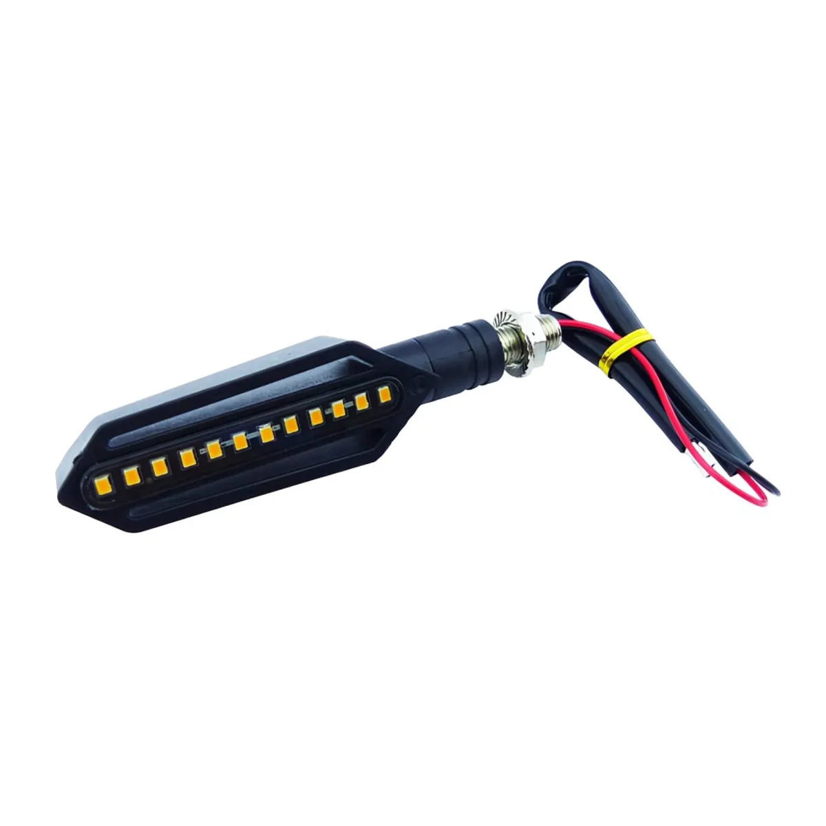 OEM - LUZ INTERMITENTE PARA MOTO 12 LED AMBAR SET X 2 PCS