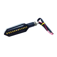 OEM - LUZ INTERMITENTE PARA MOTO 12 LED AMBAR SET X 2 PCS