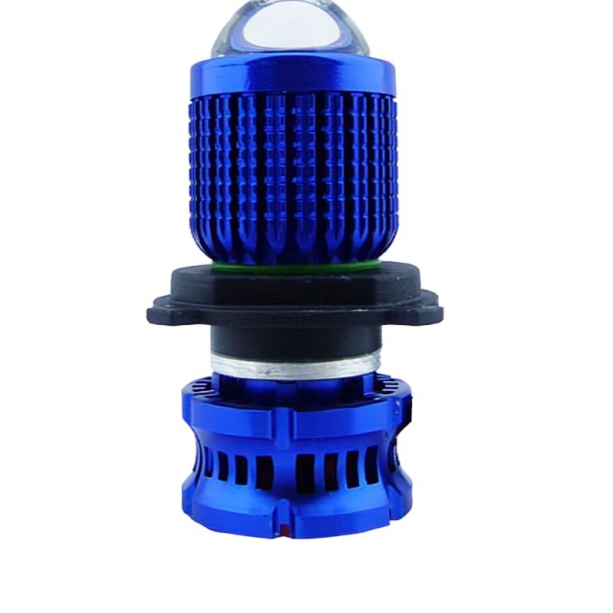 OEM - AMPOLLETA PARA MOTO H-4 LED DUO COLOR 50W LED LUPA X1 PCS