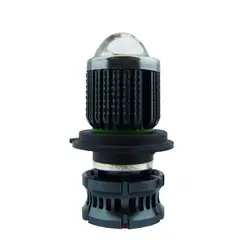 OEM - AMPOLLETA PARA MOTO H-4 LED DUO COLOR 50W LED LUPA X1 PCS