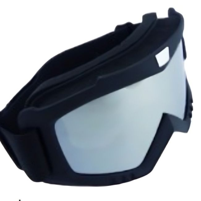 OEM - ANTIPARRA PARA MOTOCROSS MODR52 NEGRO CON MICA ESPEJO