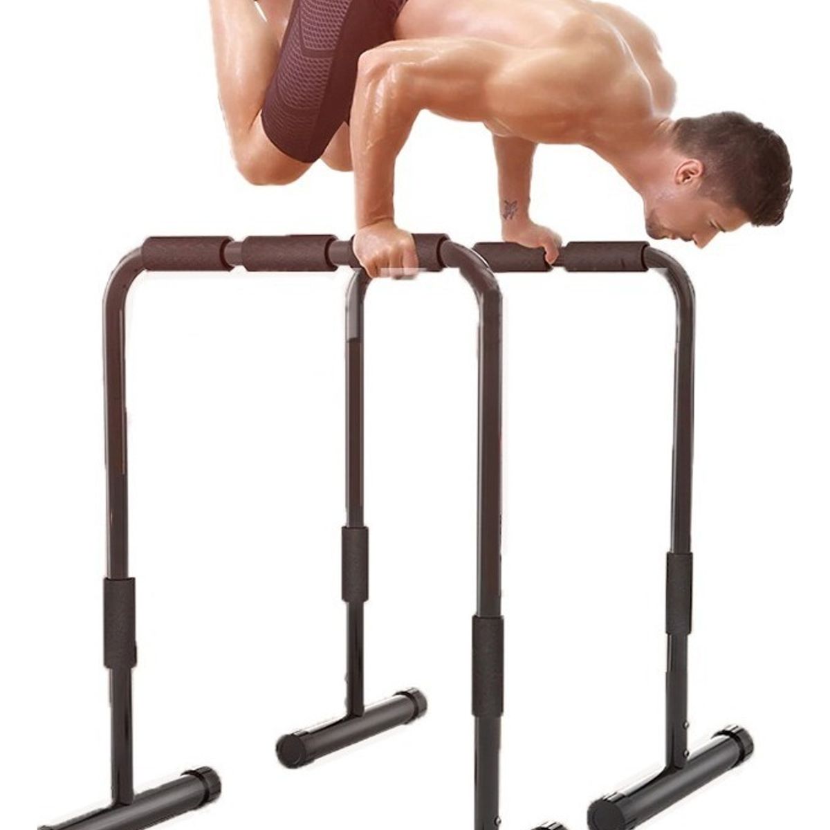 Barras Paralelas Calistenia Aidan Ajustables 78-90cm 233026, marca U BUY - Foto Principal