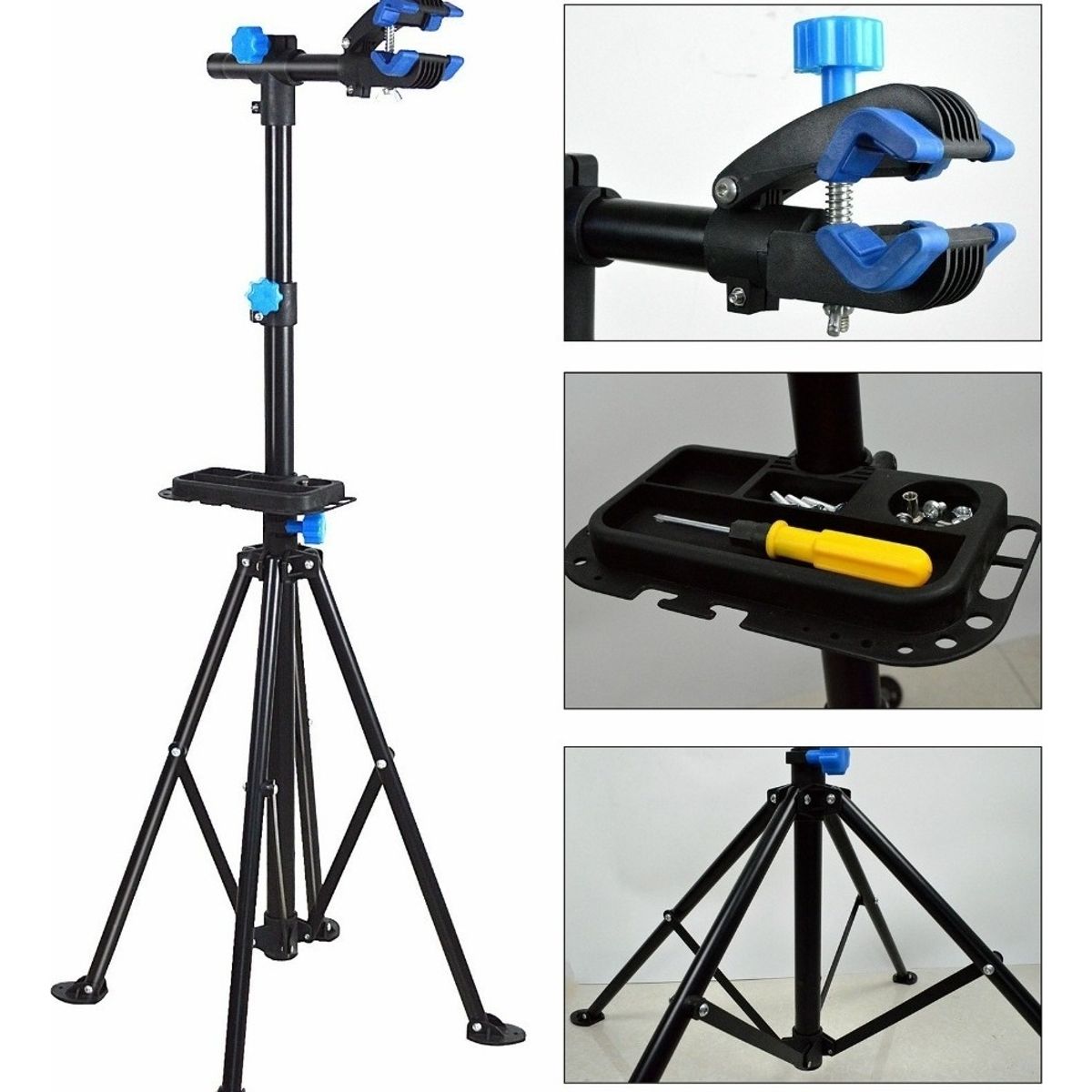 U BUY - Atril Ajustable Y Plegable Para Mantenimiento Bicicletas