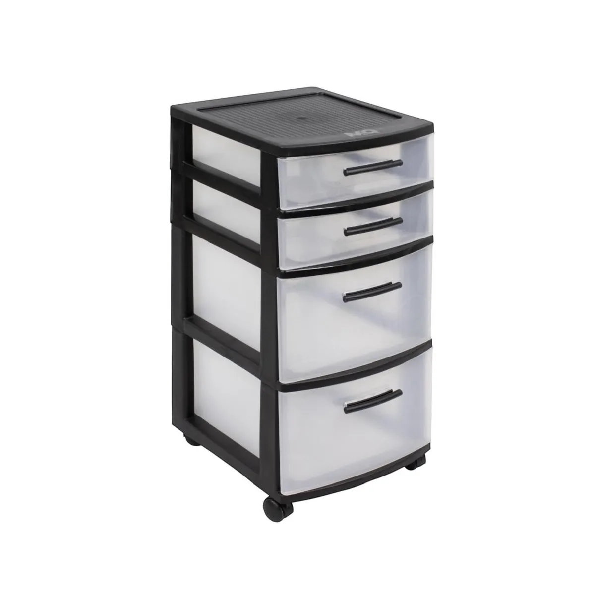 QRUBBER - Cajonero 4 Niveles Eclypse Negro MQ QRubber
