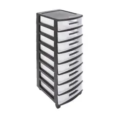 QRUBBER - Cajonero 8 Niveles Eclypse Negro MQ