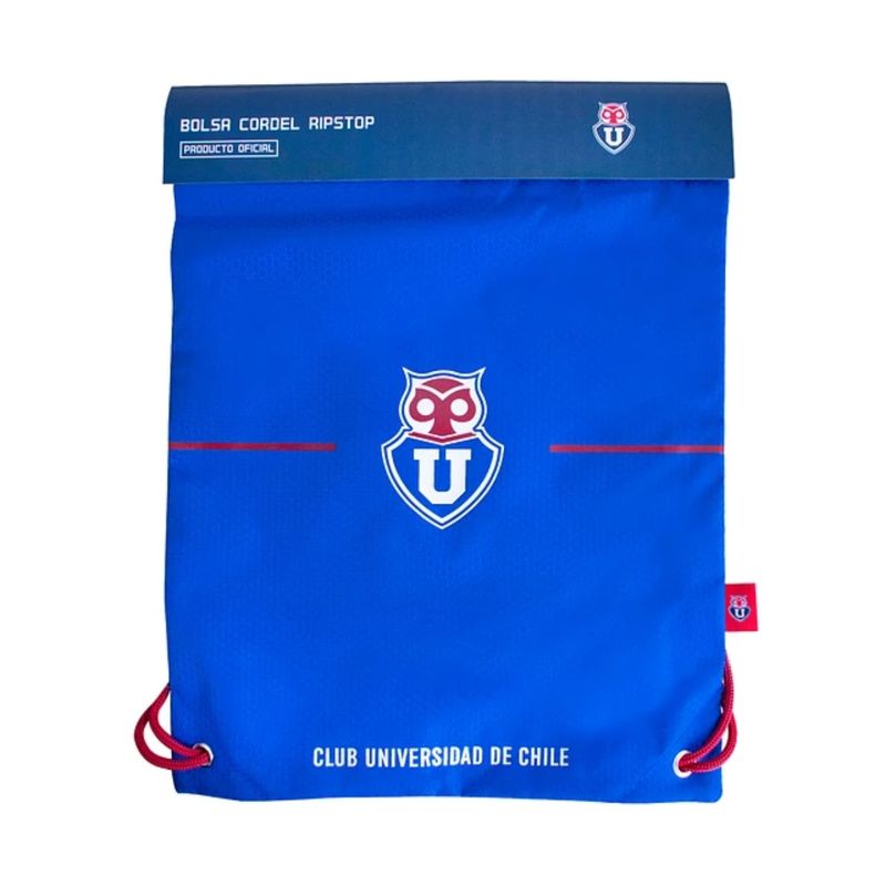 TITANIO - Morral Mochila Bolsa Cordel Ripstop Universidad de Chile