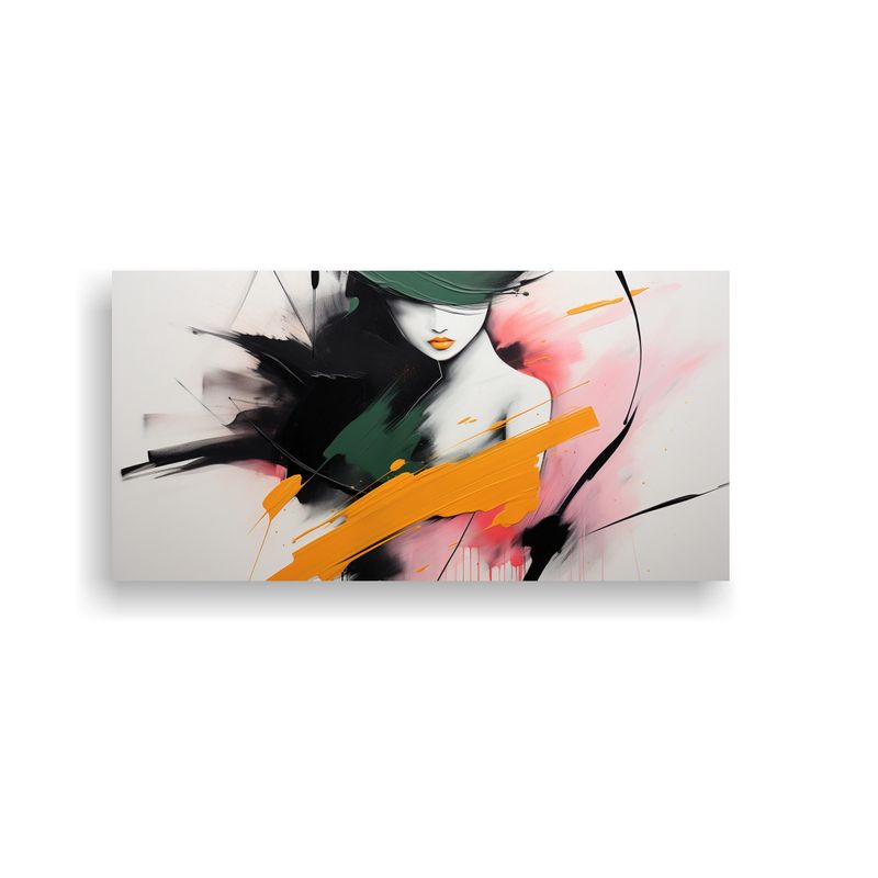 GENERICO - Pintura Abstracta Minimalista De Lienzo Impreso Armonía 160x80cm