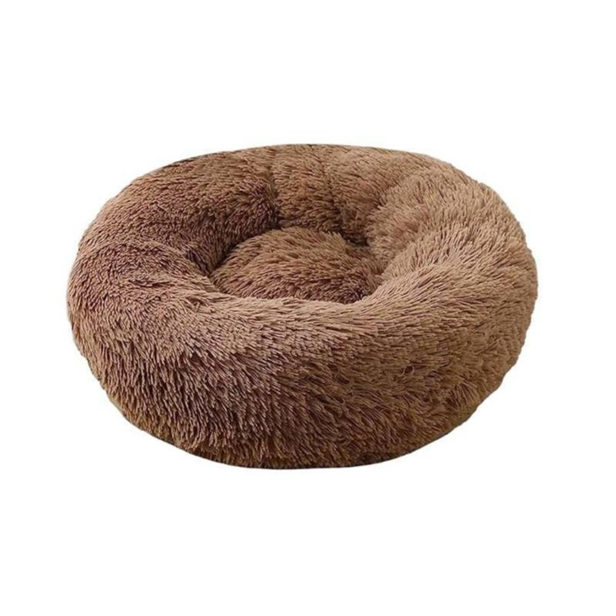 GENERICO - Cama Antiestrés Mascotas Gatos Perros 80 Cm Grande Xxl Cafe