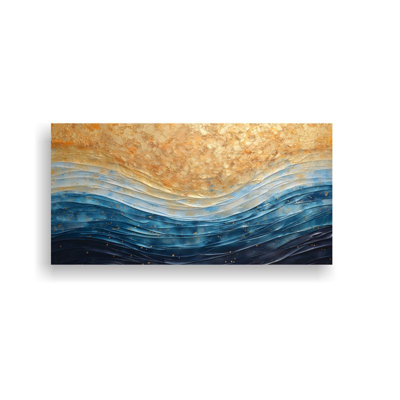 GENERICO - Pintura De Pared Estilo Armonía De Colores En Punto Luminos 160x80cm