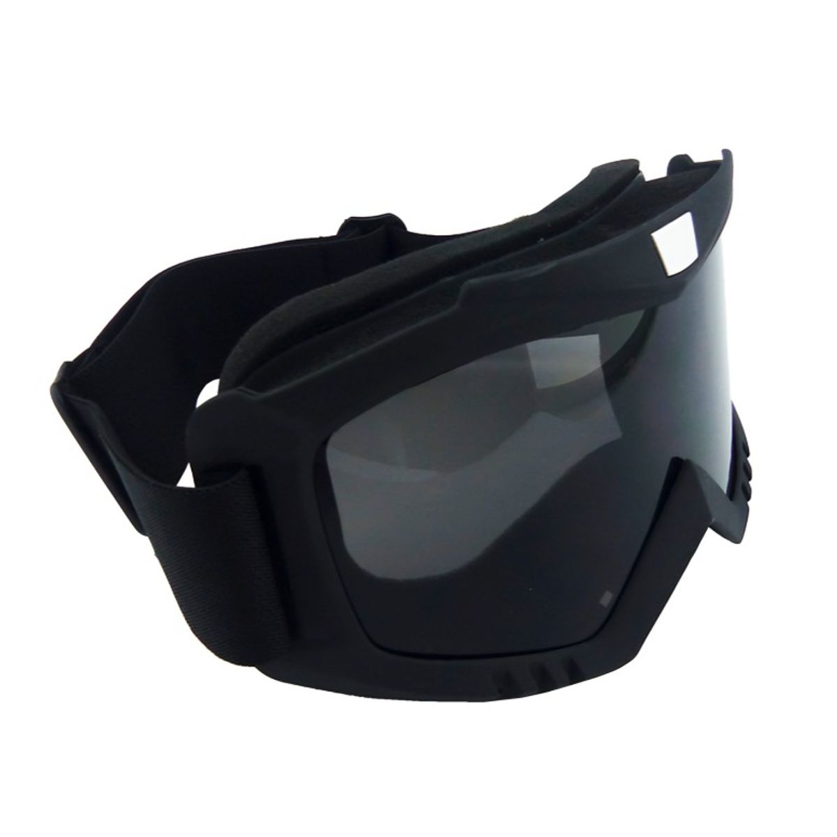 OEM - ANTIPARRA PARA MOTOCROSS MODR52 NEGRO CON MICA NEGRO ESPEJO
