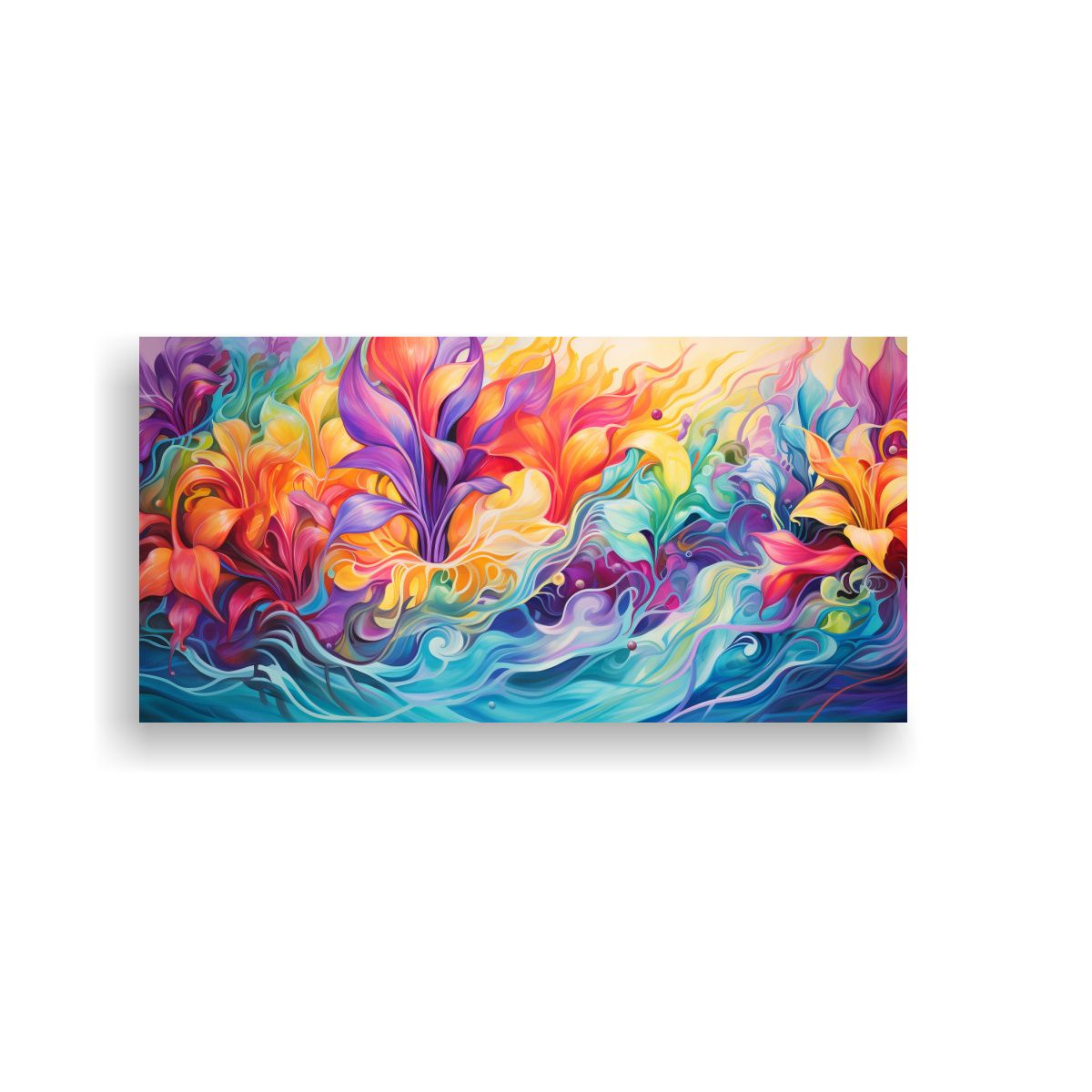 GENERICO - Pinturas Decorativas De La Interpretación Abstracta De Un P 160x80cm