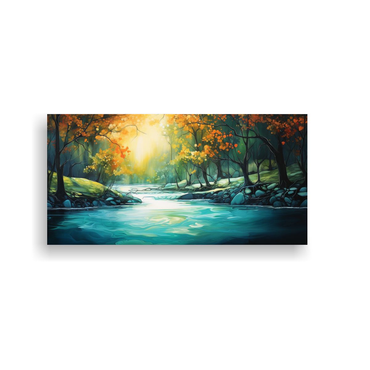 GENERICO - Cuadro Abstracto De Colores Pop Art En Lienzo 160x80cm