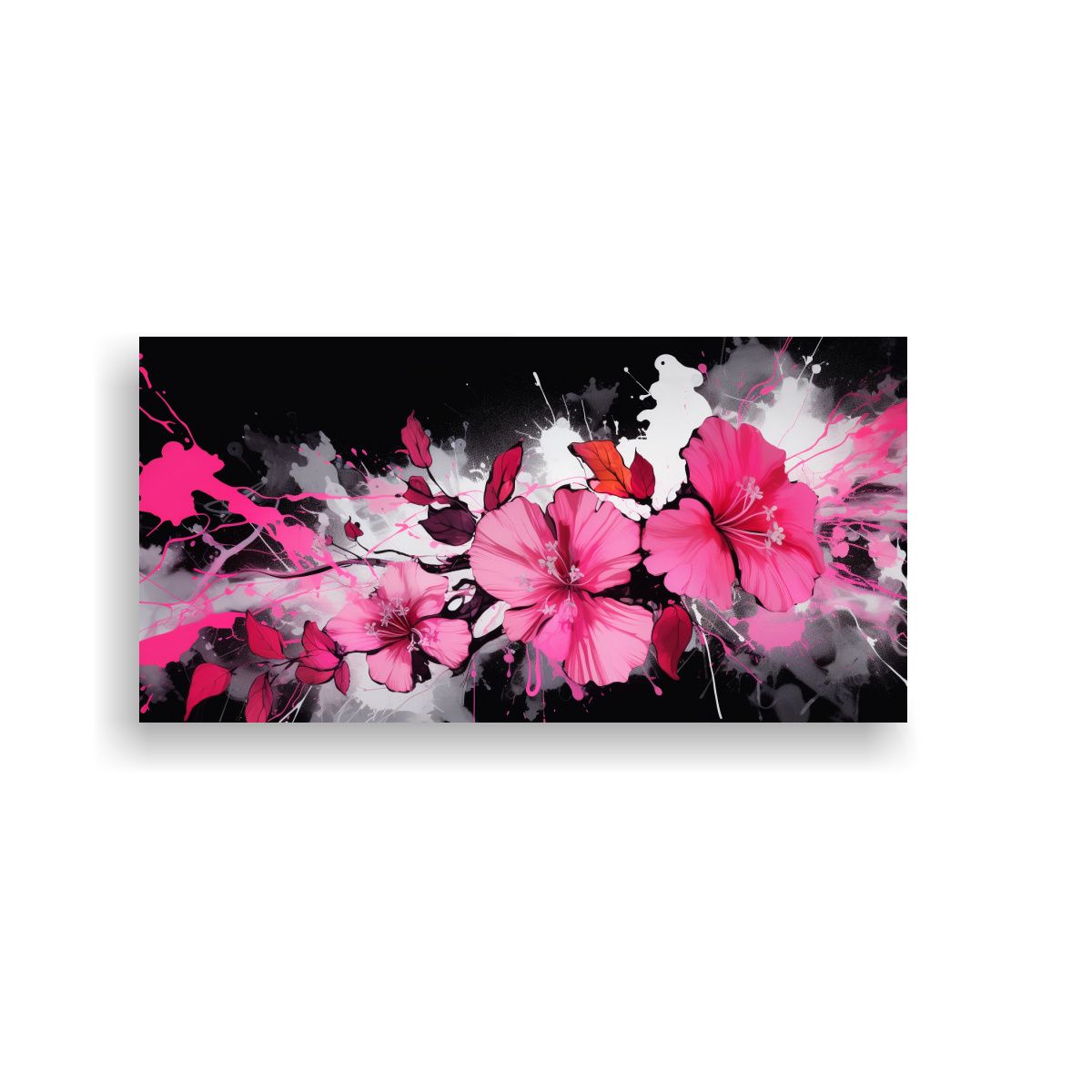 GENERICO - Pinturas Decorativas De Estilo Medio Con Atmósfera Neonoir  160x80cm.