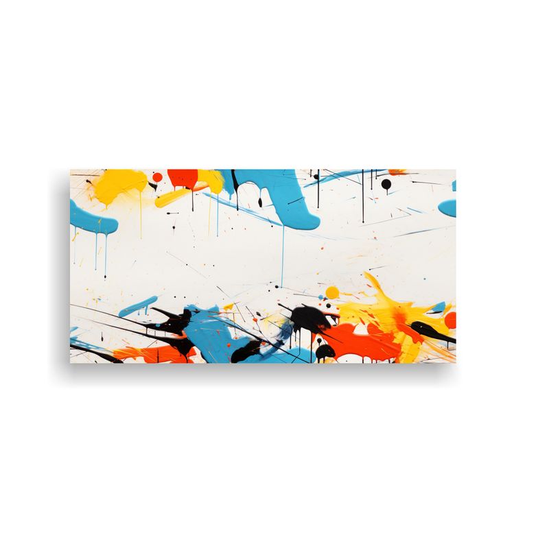 GENERICO - Pintura Abstracta Neominimalista época En Lienzo 160x80cm