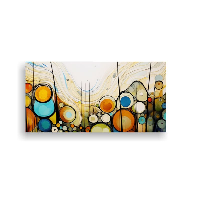 GENERICO - Cuadro Espectacular Unica: Paisaje Blanco Como Una Hermosa O 160x80cm