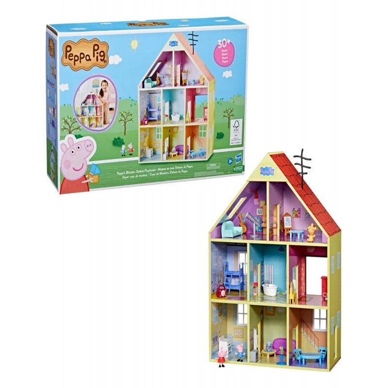 HASBRO - HASBRO F4797 PEPPA PIG WOODEN DELUXE PLAYHOUSE