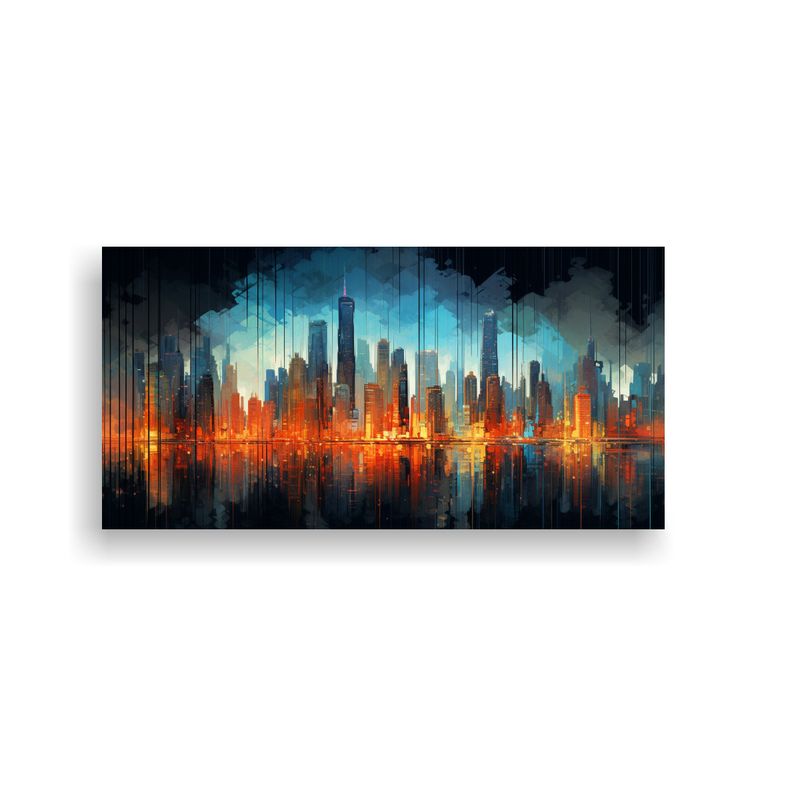 GENERICO - Pinturas Decorativas Minimalistas De Lienzo Con Temática De 160x80cm