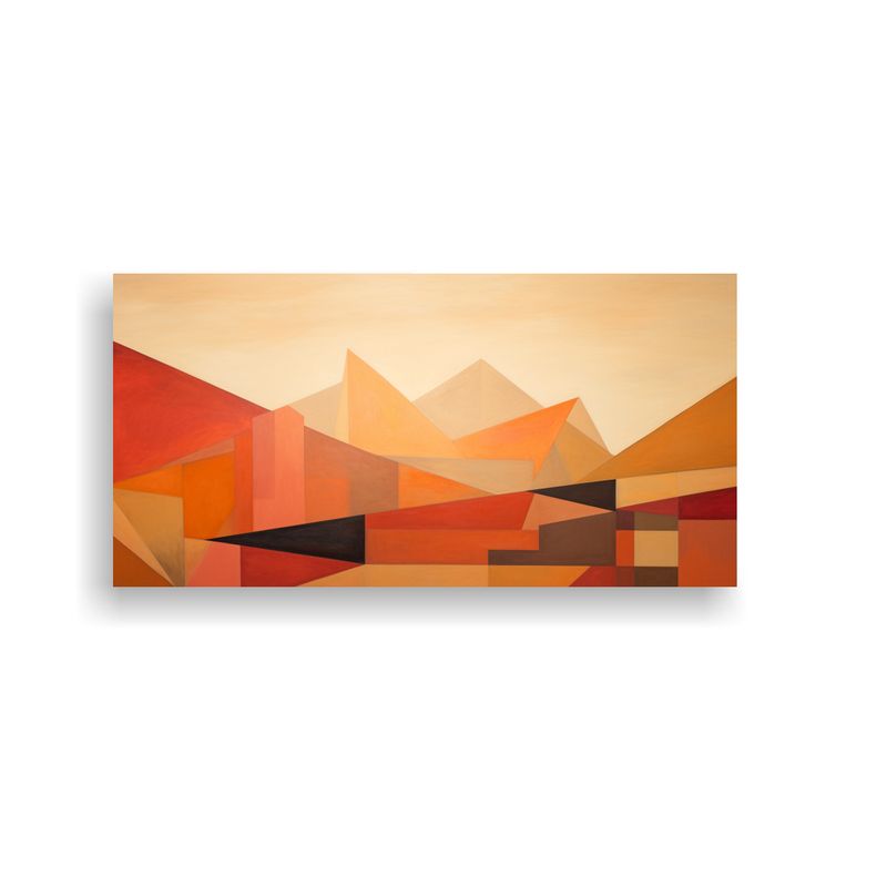 GENERICO - Pinturas Decorativas De Acuarela Y Abstracción Geométrica  160x80cm