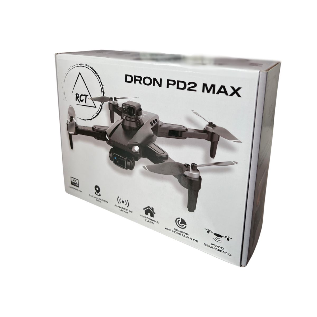 GENERICO - Dron RCT PD2 Max - Alcance 1,2 KM -  Sensor Anti obstaculos 360°