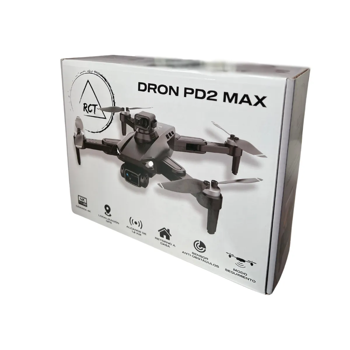 GENERICO - Dron RCT PD2 Max - Alcance 1,2 KM -  Sensor Anti obstaculos 360°