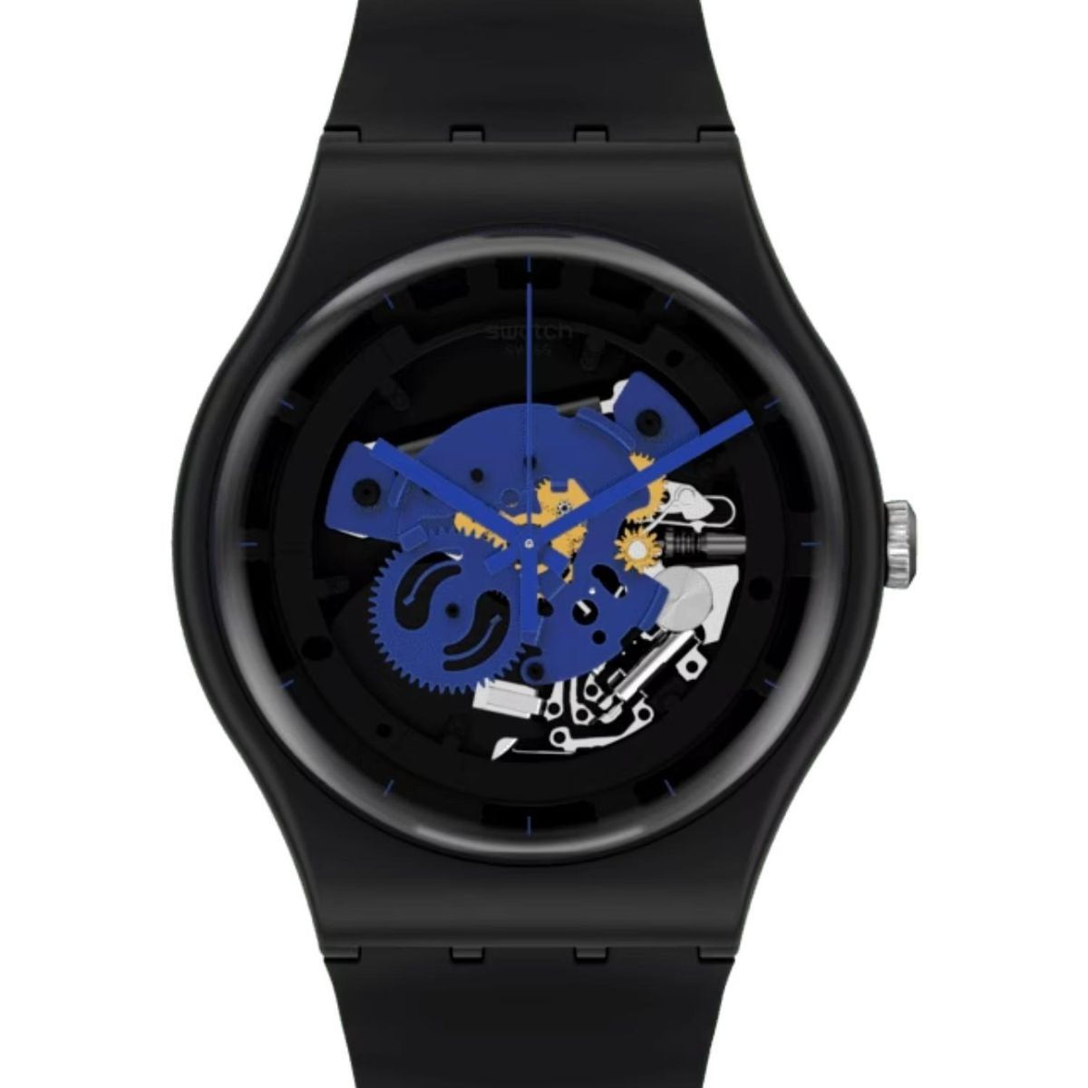 SWATCH - Reloj Unisex SWATCH TIME TO BLUE BIG SO32B109