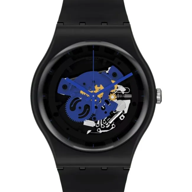 SWATCH - Reloj Unisex SWATCH TIME TO BLUE BIG SO32B109