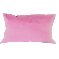MASEL - Cojin Felpa New Velvet 30x60 Palo rosa