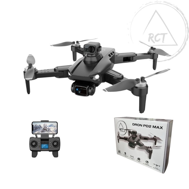 GENERICO - Dron RCT PD2 Max - Alcance 1,2 KM -  Sensor Anti obstaculos 360°