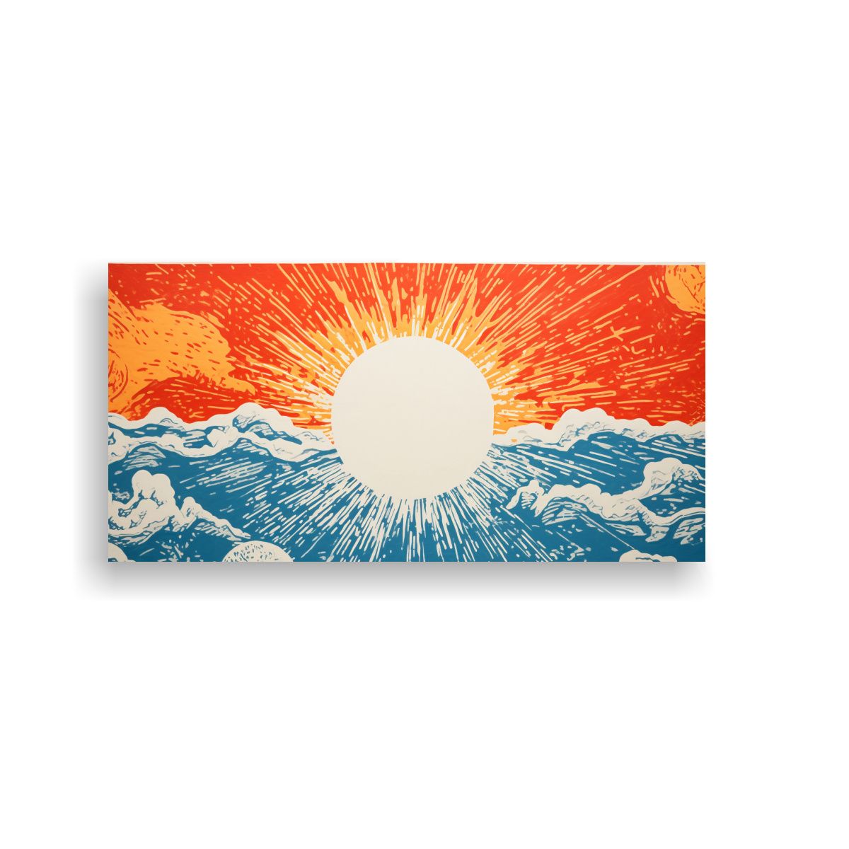 GENERICO - Cuadro De Decoración De Arte Moderno Con Estampado De Linog 160x80cm