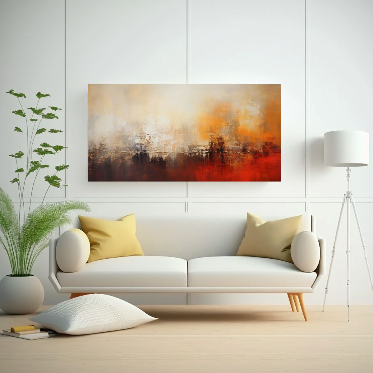 GENERICO - Cuadros Abstractos En Venta Arte Simétrico Y Creativo En L 160x80cm