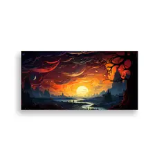 GENERICO - Pinturas De Decoración Moderna Estilo Cómic Retro Con Efec 160x80cm