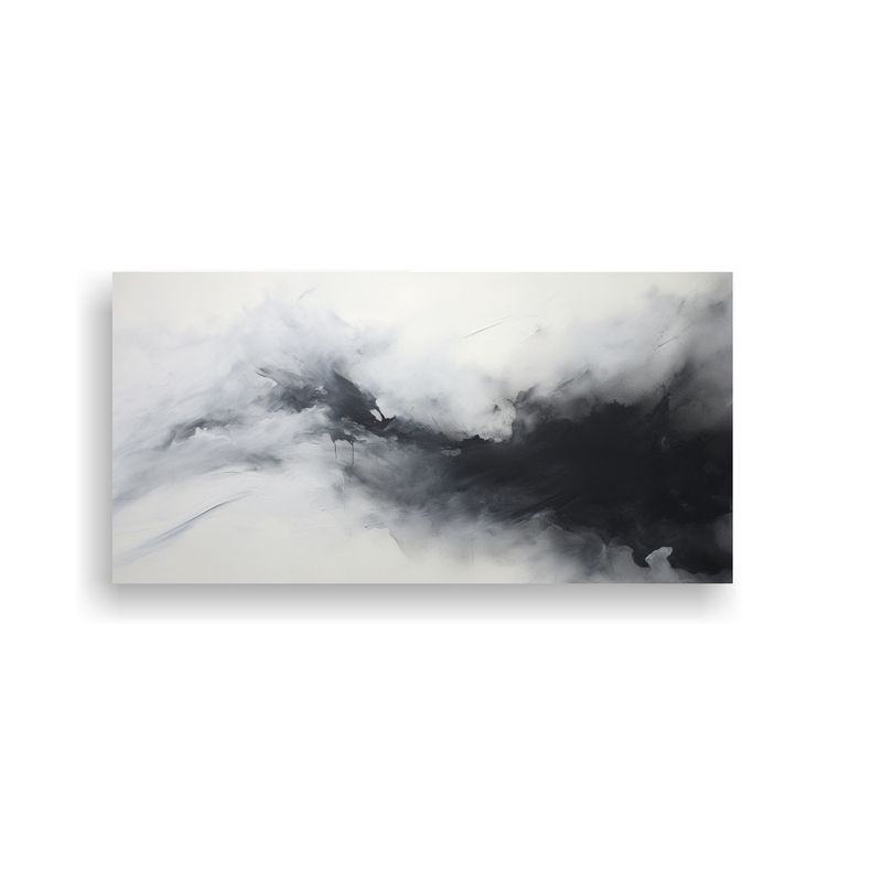 GENERICO - Pintura Abstracta Climático Forma Belleza Natural, Canva. 160x80cm