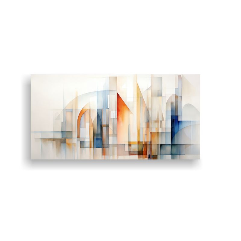 GENERICO - Pinturas Decorativas: Reinterpretación Abstracta Intensa De 160x80cm