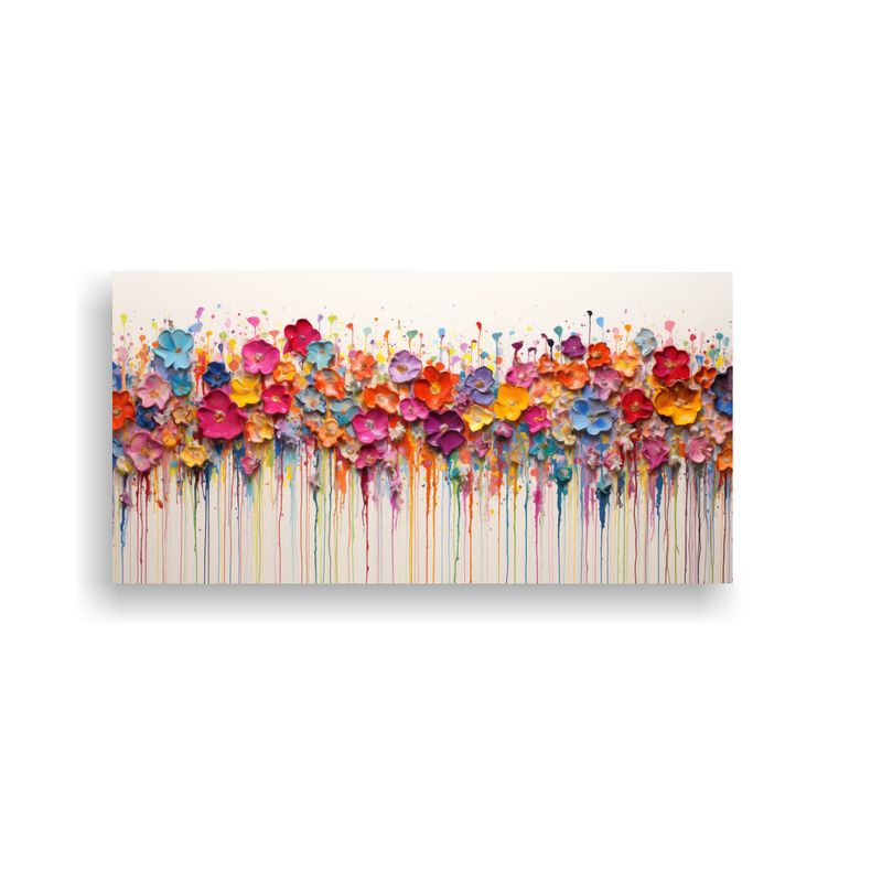 GENERICO - Pintura Acrílica Equilibrio Visual En Cuadro 160x80cm