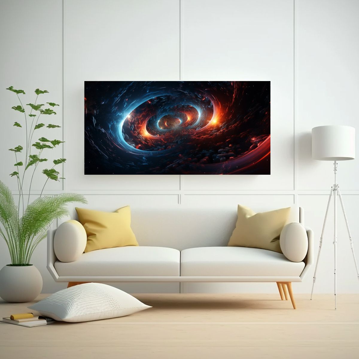 GENERICO - Pinturas Decorativas De Arte De Pared Movimiento Hogar Deco  160x80cm