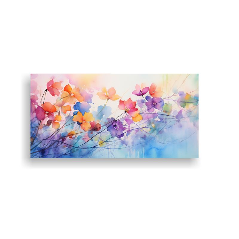 GENERICO - Pinturas Decorativas De Fusión Abstracta De Acuarelas E Imp 160x80cm