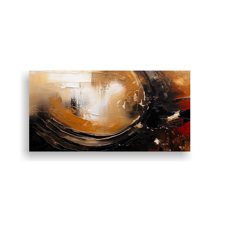 GENERICO - Pinturas Abstractas De Decoración Pop Art En Color Negro, M 160x80cm