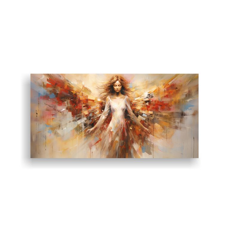GENERICO - Cuadro Moderno Original ángel Abstracto 160x80cm