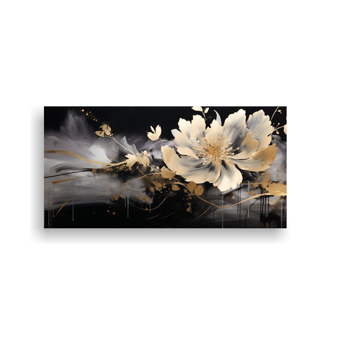 GENERICO - Tela En Bastidor Cuadro Neonoir Elegante Con Atmósfera Al E 160x80cm