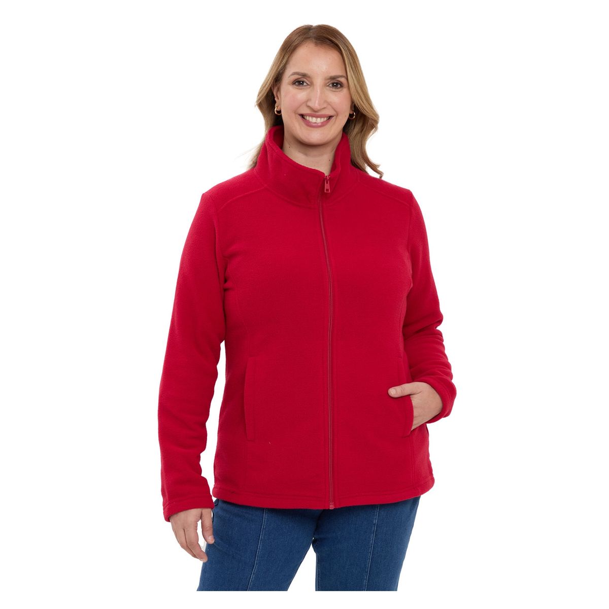FASHION'S PARK - Polar Mujer Básico Rojo Fashion's Park