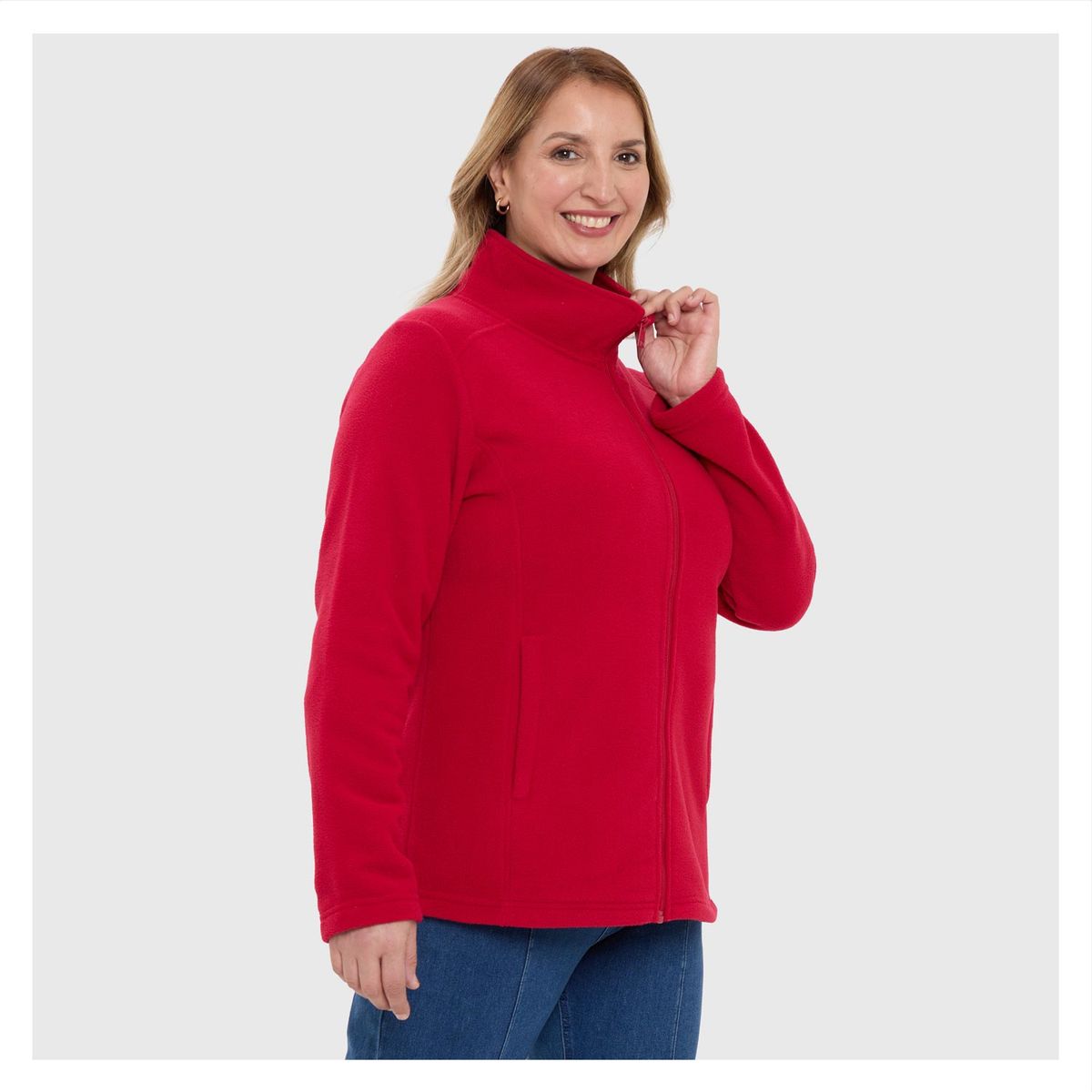 FASHION'S PARK - Polar Mujer Básico Rojo Fashion's Park