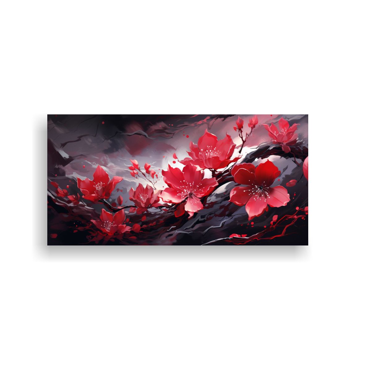 GENERICO - Pintura Decorativa De Lienzo Estilo Vanguardia Neonoir Con B 160x80cm.