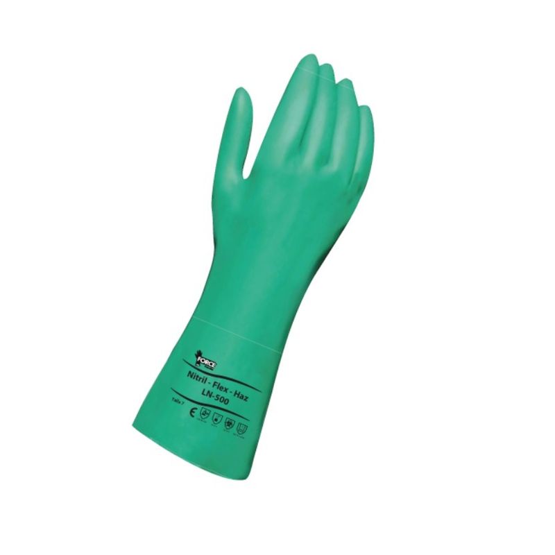 GENERICO - Guantes Nitrilo Verde Limpieza Industrial Aseo par