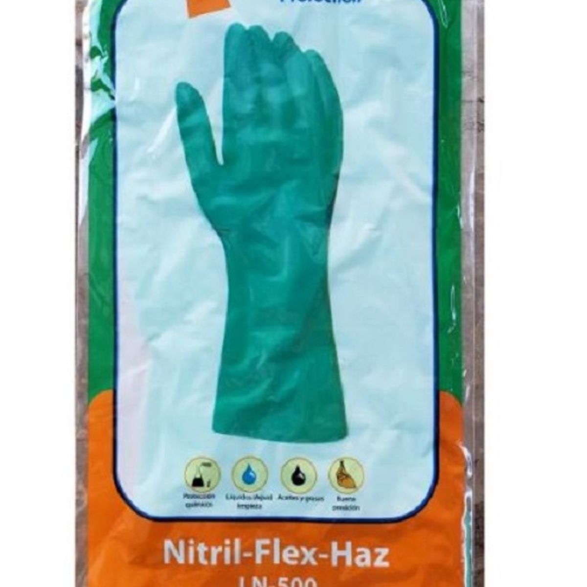 GENERICO - Guantes Nitrilo Verde Limpieza Industrial Aseo Par