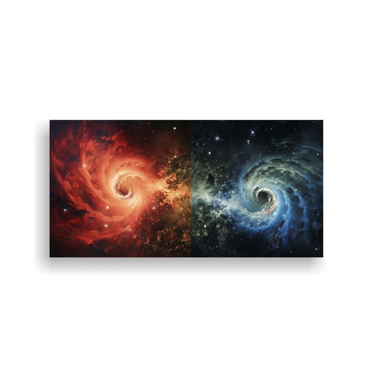 GENERICO - Pinturas Decorativas Rectangulares De Maravillas Cósmicas D 160x80cm