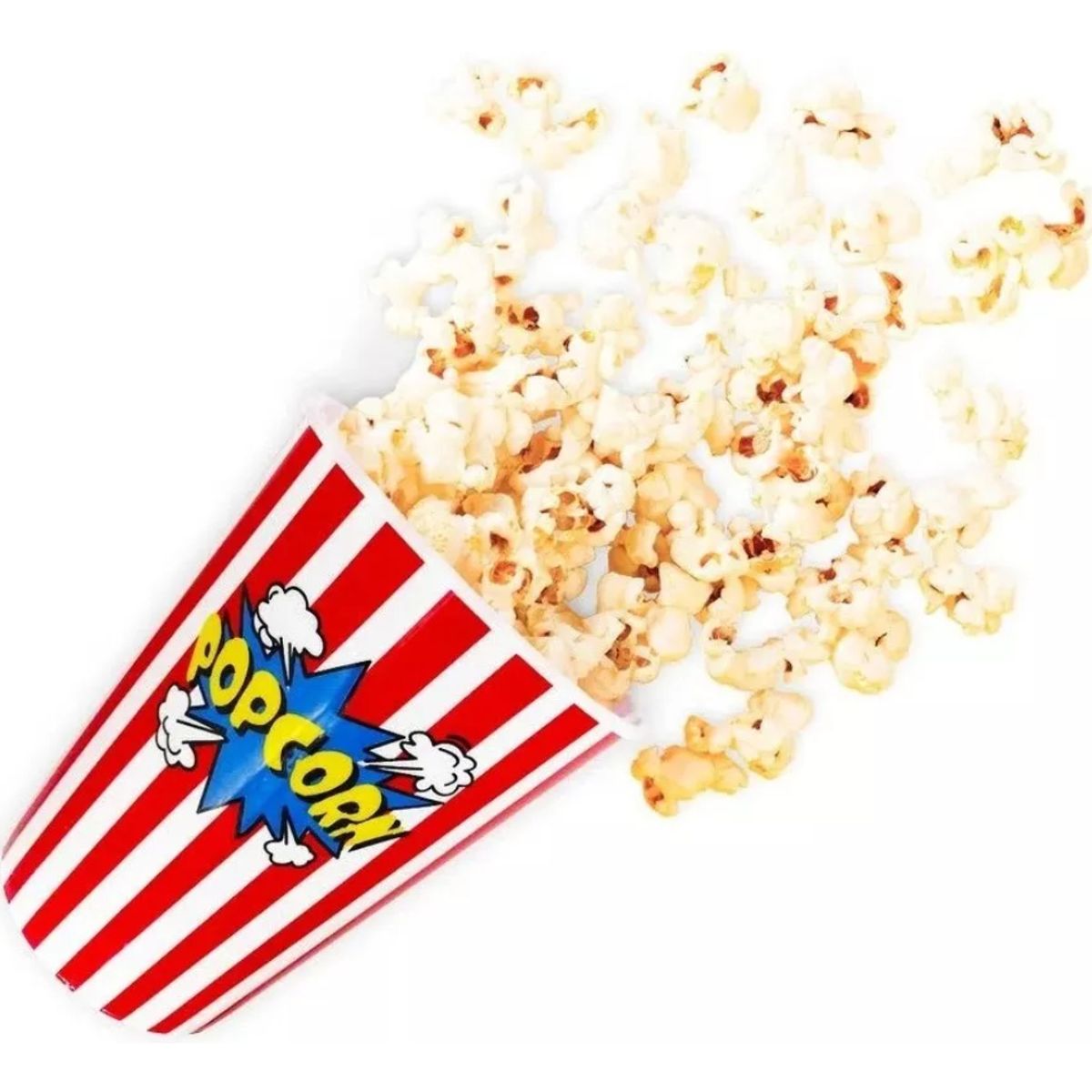 GENERICO - Vaso 2 Bowl Balde Para Popcorn Cabritas De Plástico 16x17