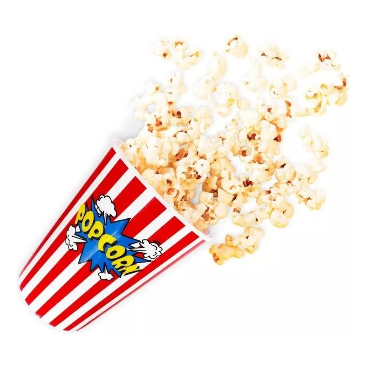 GENERICO - Vaso 2 Bowl Balde Para Popcorn Cabritas De Plástico 16x17