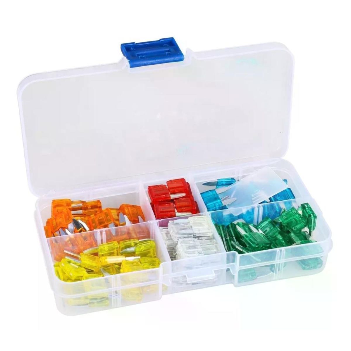 GENERICO - Caja Con 120 Fusibles 5 A 30 Amperes Uso Automotriz Autos